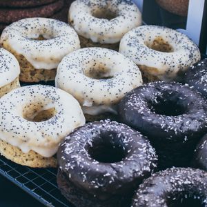 donuts (vegan and gluten free) at Mukka Coffee in Mallorca