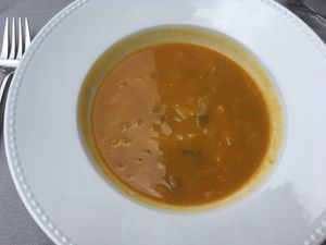 Vegetable soup at Incomum in Sintra