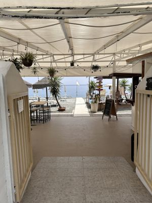   at Holy Beach in Cogoleto