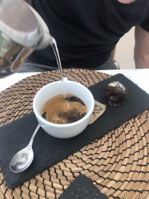 Americano   at Holy Beach in Cogoleto