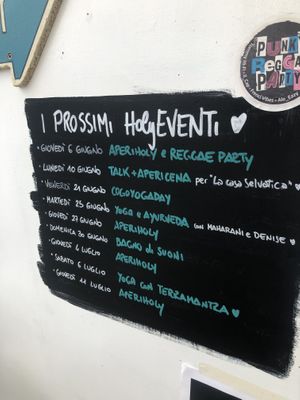 program   at Holy Beach in Cogoleto