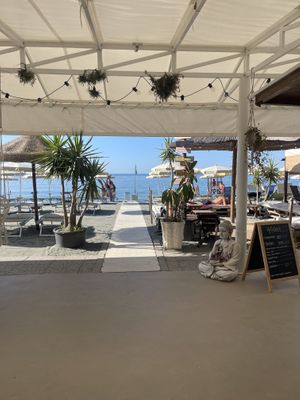   at Holy Beach in Cogoleto