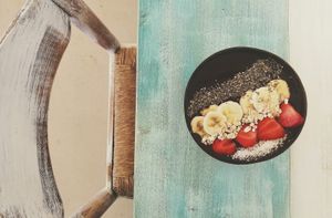 Açaí bowl at Holy Beach in Cogoleto