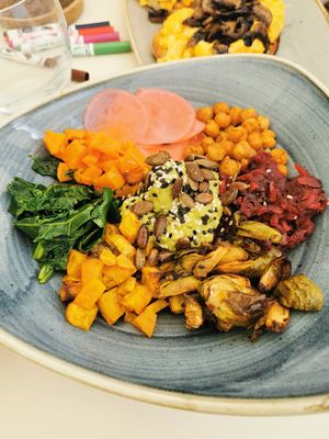 Buddha bowl at Abigail's Cafe in Lagos
