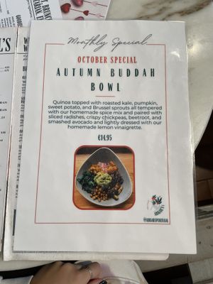 October special  at Abigail's Cafe in Lagos