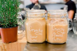 homemade peanut butter and almond butter at Abigail's Cafe in Lagos