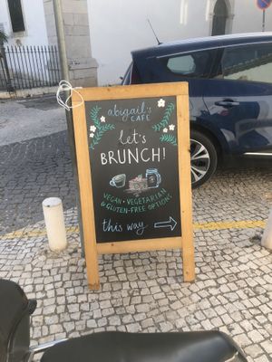 Well signposted  at Abigail's Cafe in Lagos