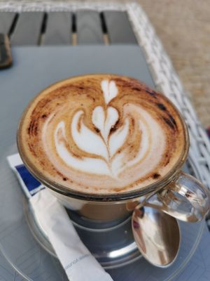 Cappuccino at Abigail's Cafe in Lagos