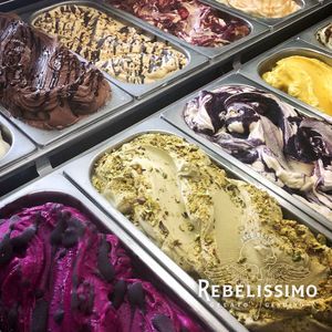 homemade gelato and sorbets at Rebelissimo in Jaco
