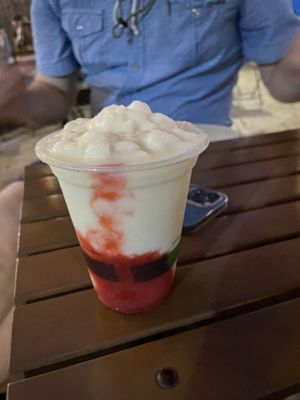 Lava Smoothie  at Barefoot Beach Cafe in Honolulu