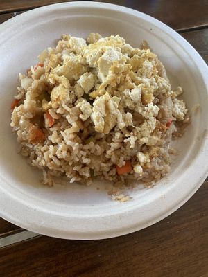 Tofu egg fried rice   at Barefoot Beach Cafe in Honolulu