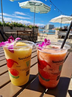 Juices at Barefoot Beach Cafe in Honolulu