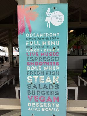 Outside   at Barefoot Beach Cafe in Honolulu