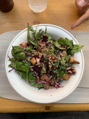 Curry cauliflower salad  at Local Green in Athens