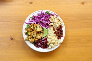 Curry cauliflower salad at Local Green in Athens