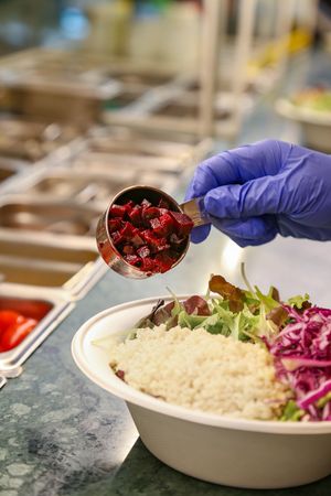 Customize your salad at Local Green in Athens