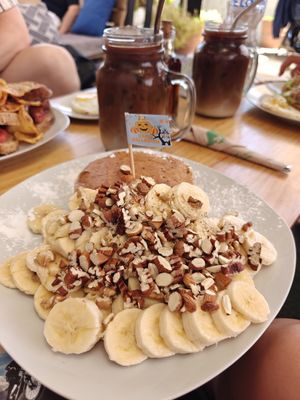 Bananuts pancakes at Eco Brunch in Arequipa