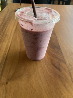 Berry Perfect Smoothie at Delicious Raw Kitchen and Juice Bar in Miami Beach