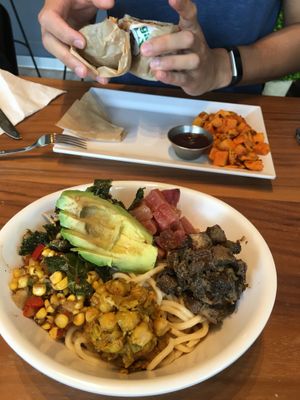 Buddha Fusion Bowl  at Delicious Raw Kitchen and Juice Bar in Miami Beach