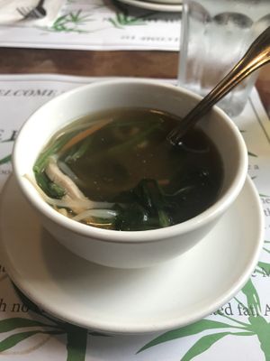 West Lake Soup at Veggie Heaven in Denville