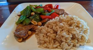 Kung Pao veggie "chicken" at Veggie Heaven in Denville