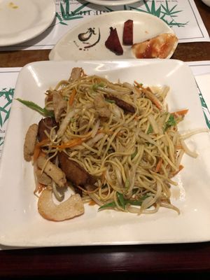 House lo mein   at Veggie Heaven in Denville