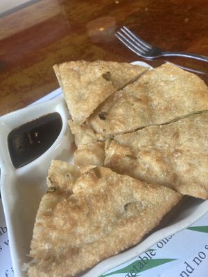 scallion pancake  at Veggie Heaven in Denville