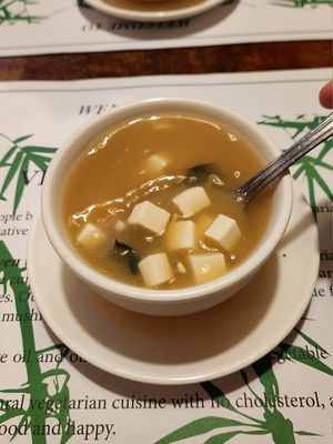 Miso Soup at Veggie Heaven in Denville
