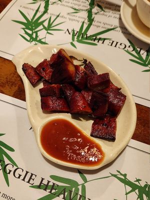 Vegan Ribs at Veggie Heaven in Denville