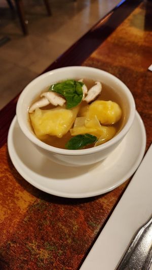 Wonton Soup at Veggie Heaven in Denville