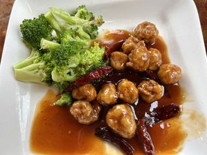 General Tao’s Veggie Chicken Balls  at Veggie Heaven in Denville