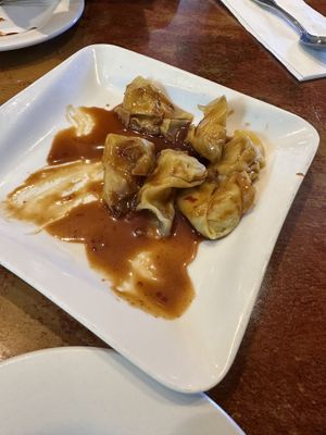 Hunan dumplings   at Veggie Heaven in Denville