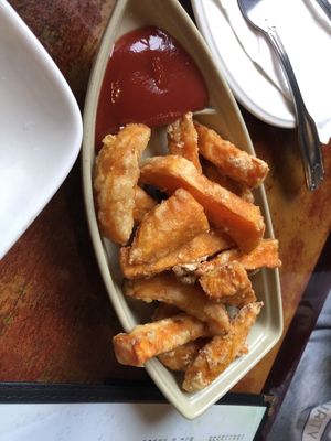 A4 yam fries   at Veggie Heaven in Denville