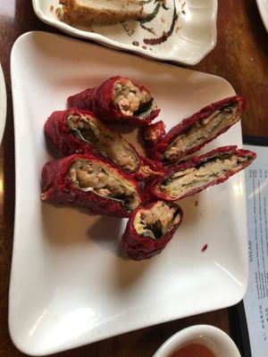 A18 autumn roll   at Veggie Heaven in Denville