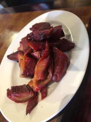 A19 排骨 bbq veggie ribs( wheat gluten)   at Veggie Heaven in Denville