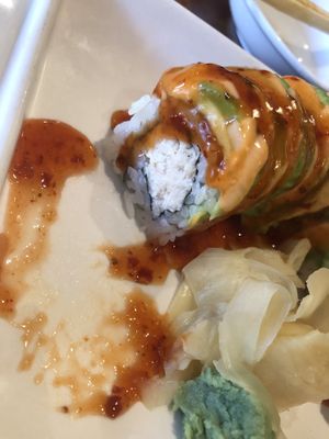 SH28 fireball roll   at Veggie Heaven in Denville