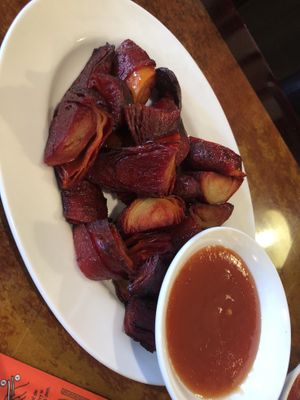 A19 排骨 bbq veggie ribs( wheat gluten)   at Veggie Heaven in Denville