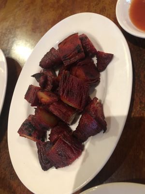 A19 排骨 bbq veggie ribs (wheat gluten)   at Veggie Heaven in Denville