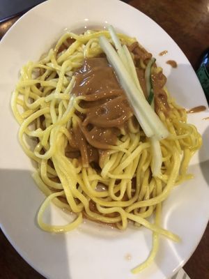 A13 cold noodles with sesame sauce   at Veggie Heaven in Denville