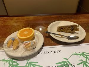 Dessert. Already stuffed but did it anyway :) at Veggie Heaven in Denville