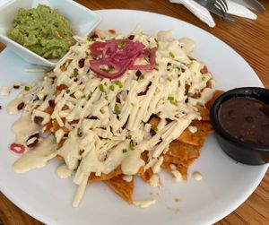 Chilaquiles  at The Pitted Date in Tulum