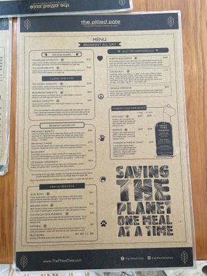 Menu  at The Pitted Date in Tulum