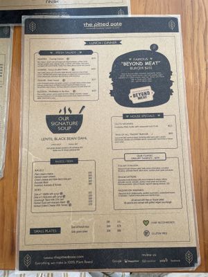 Menu  at The Pitted Date in Tulum