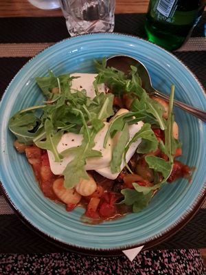 Mediterranean gnocchi at Fern Cottage in Pitlochry
