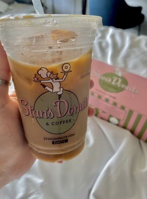 Vanilla cold brew with oat milk  at Stan's Donuts & Coffee in Schaumburg