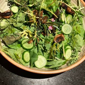 Good salad! at Rum Runners in Kralendijk