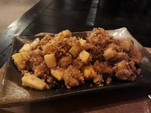 Cous cous vegan dessert at FYM in Siem Reap