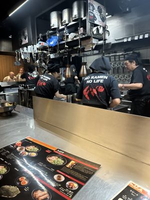   at Menbaka Fire Ramen めん馬鹿 in Kyoto