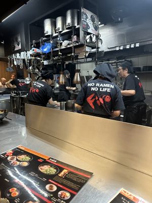   at Menbaka Fire Ramen めん馬鹿 in Kyoto