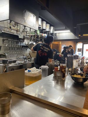   at Menbaka Fire Ramen めん馬鹿 in Kyoto